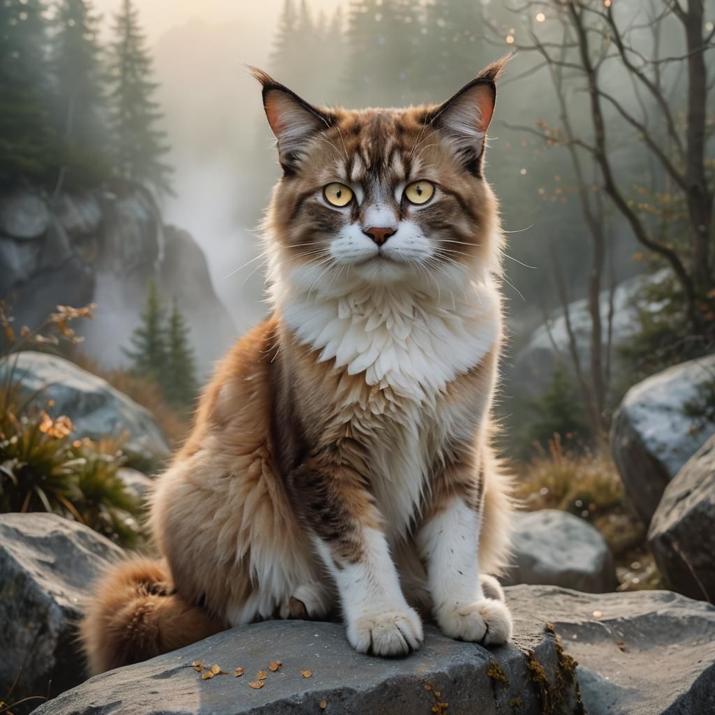 Mystical Tomcat in Dreamscape Afterlife