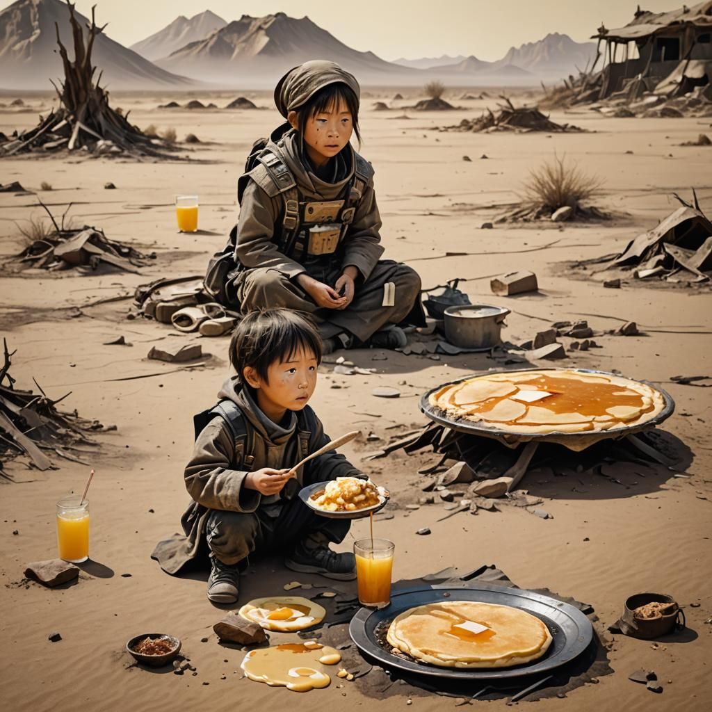 Post-Apocalyptic Desert Pancake Feast