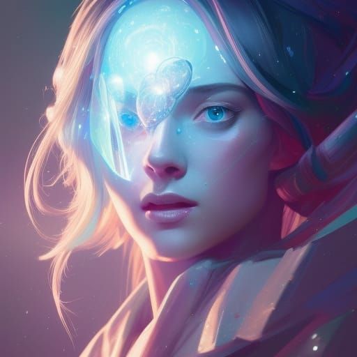 Crystal Space Traveler Portrait in High Definition