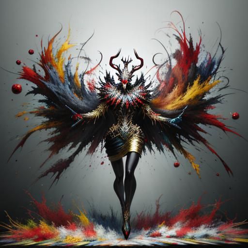 Unlike traditional art with a clear vision, chaotic art embr...