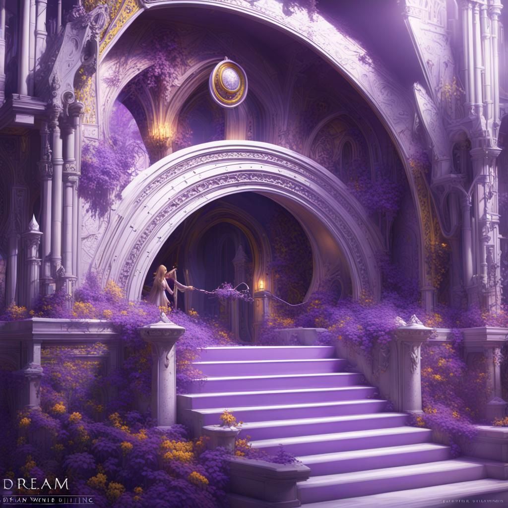 Dark Fantasy Dreamscape in Hyperdetailed Concept Art