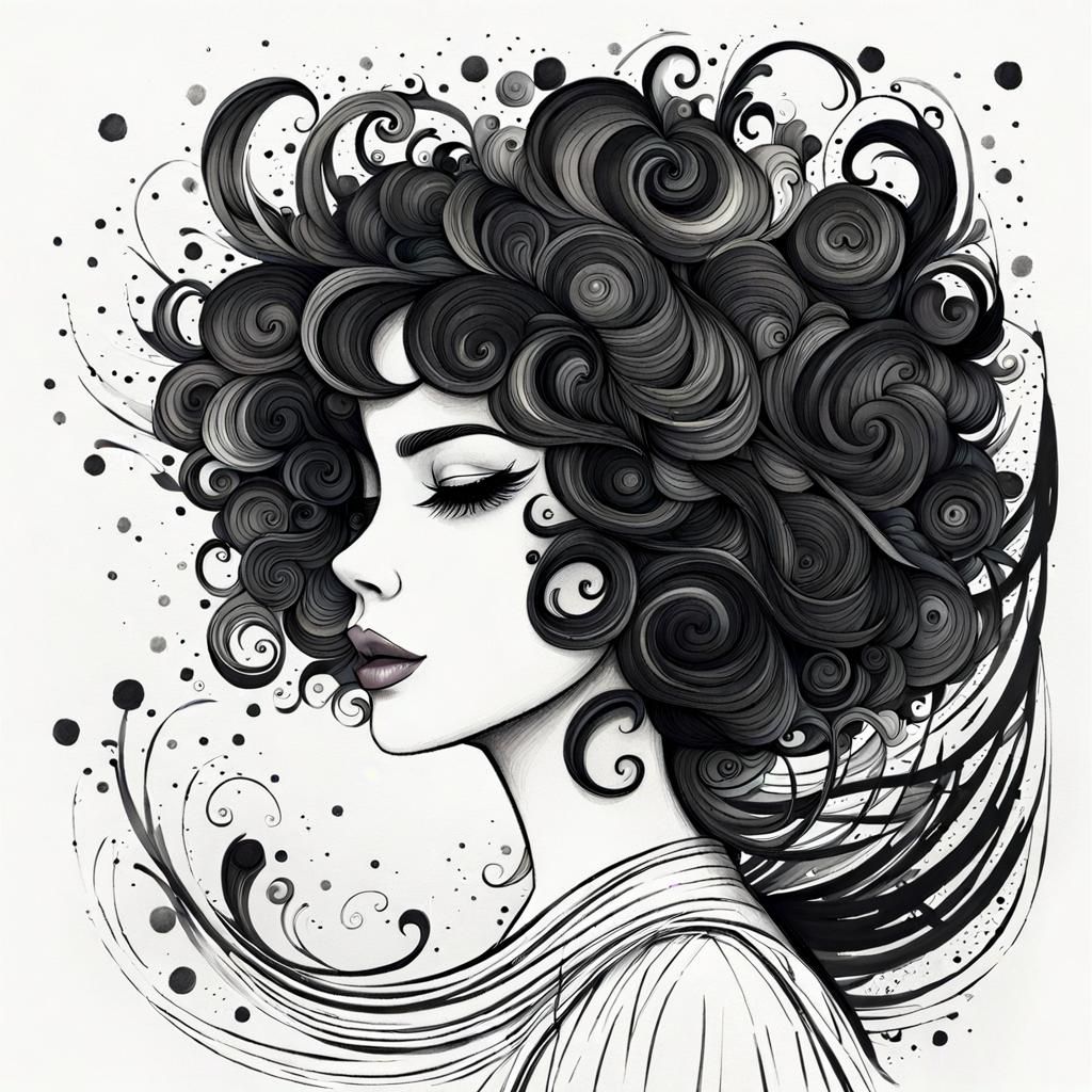 Profile Ink Splatter