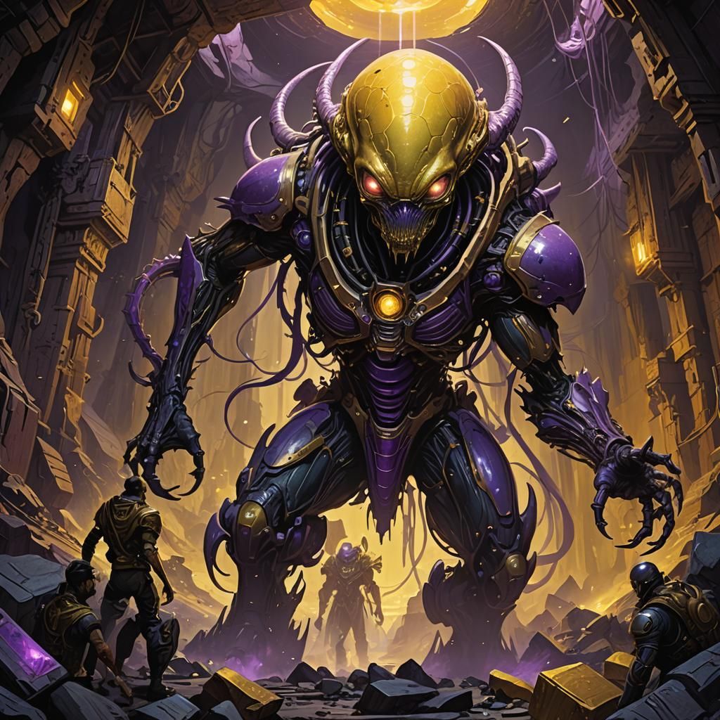 Kantus Alien Invasion: Dark Fantasy Concept Art