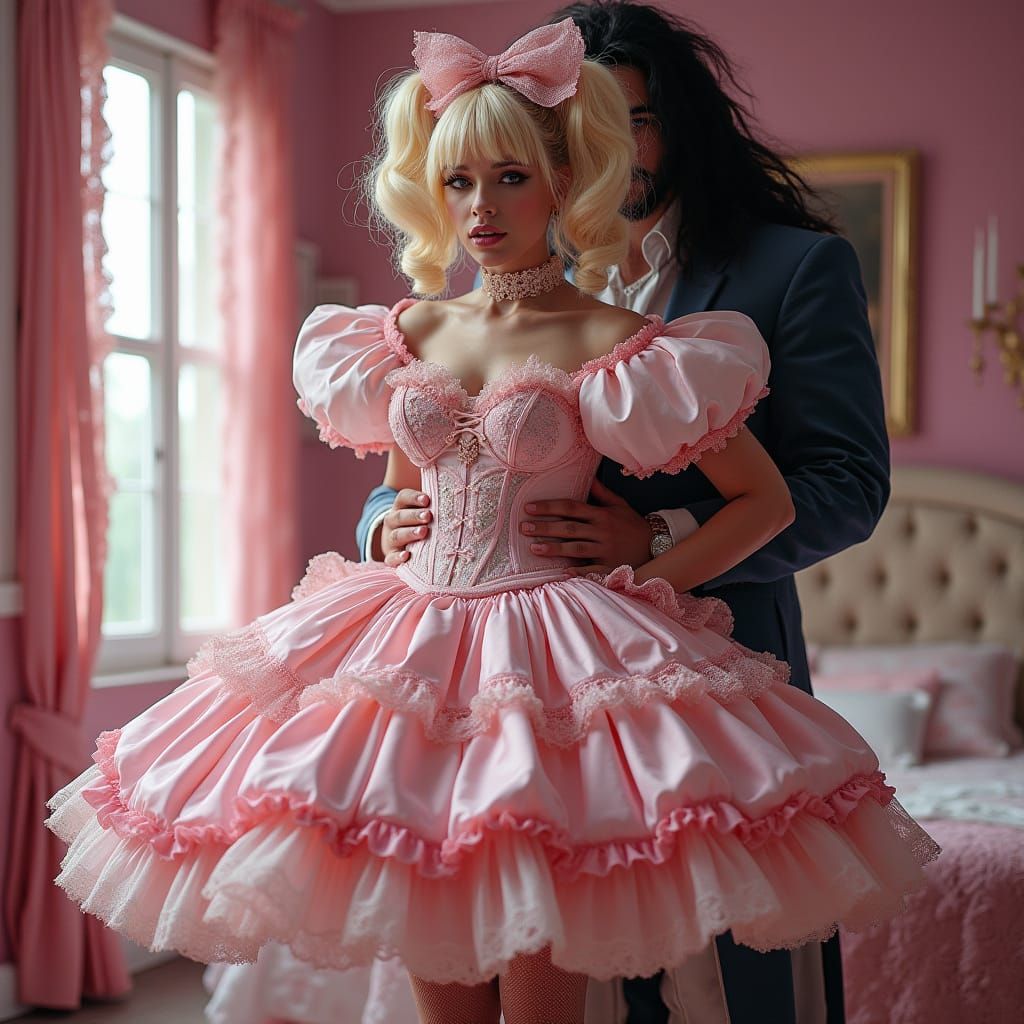 Surreal Pastel Princess in Captivity