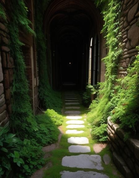 Abstract Labyrinthine Design