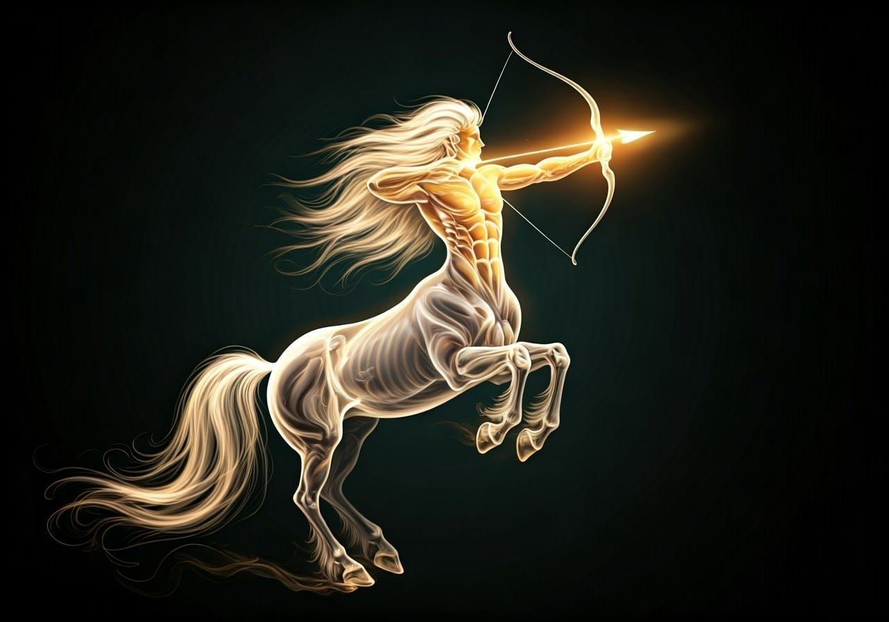 Ethereal Centaur Archer in Motion