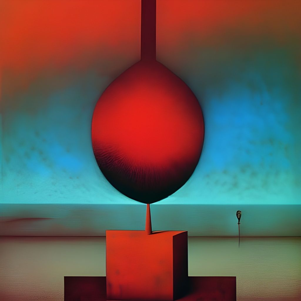 Dark Abstract Composition Inspired by Gothic Masters