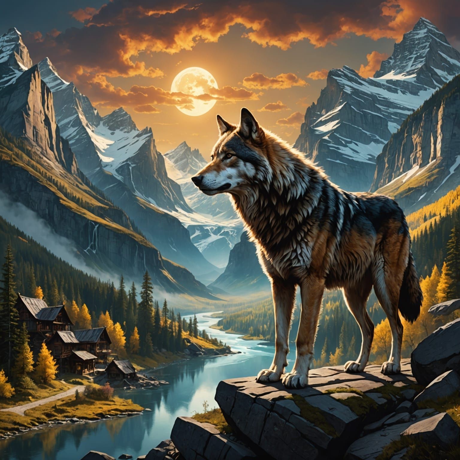 Epic Eagle, Wolf, and Indigenous Scene