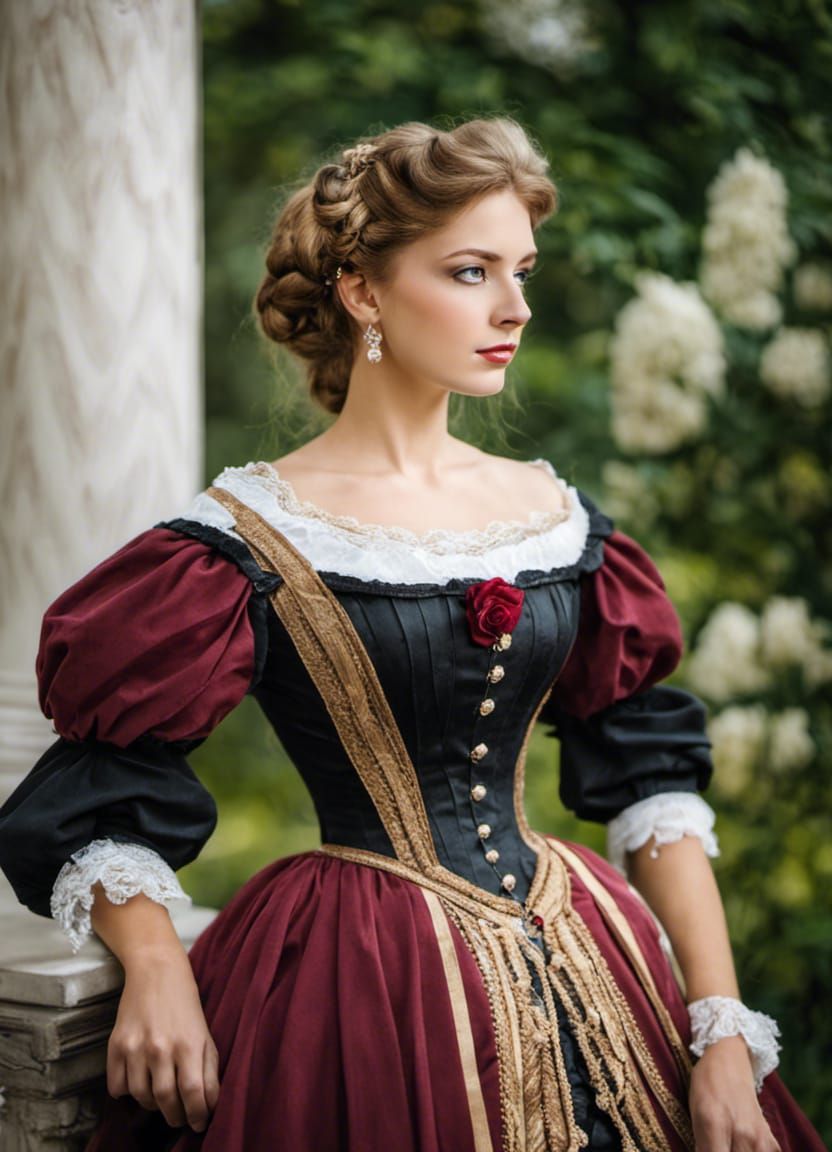 Victorian German Woman Portrait