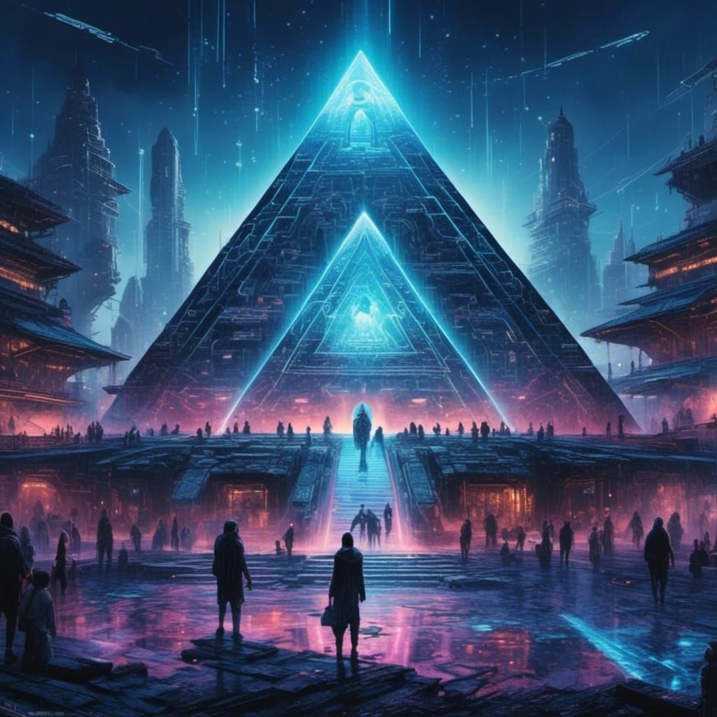 crystal pyramid