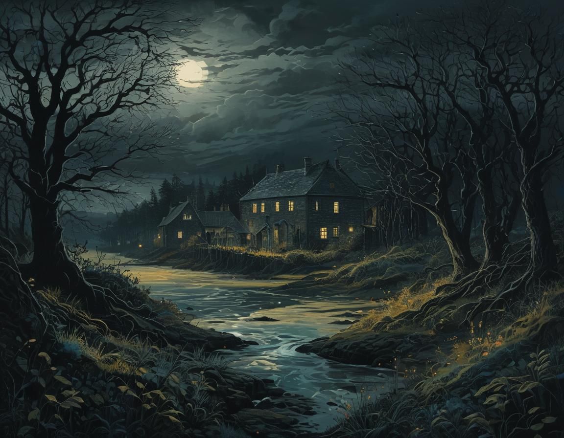 New Morning After Darkness: Intricate Digital Art