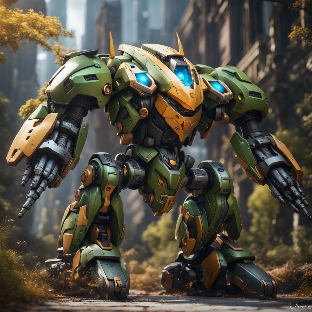 Mecha Victreebel: Hyper-Realistic Fantasy Concept Art