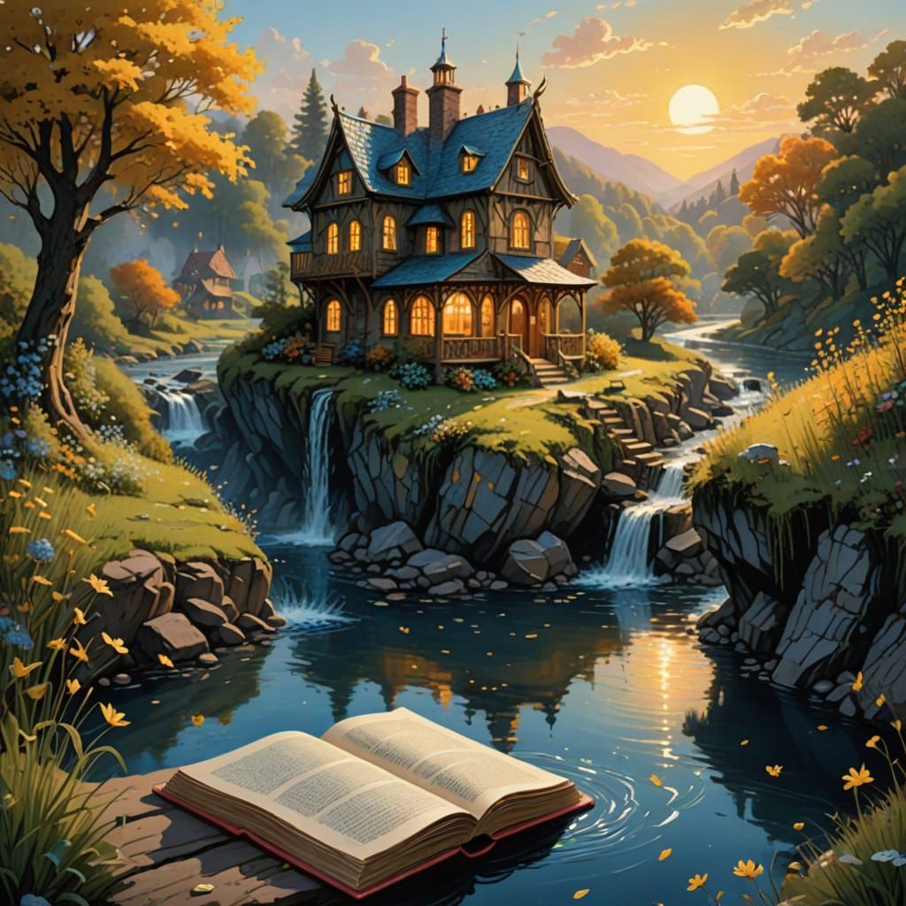 Miniature World Emerges from Ancient Book