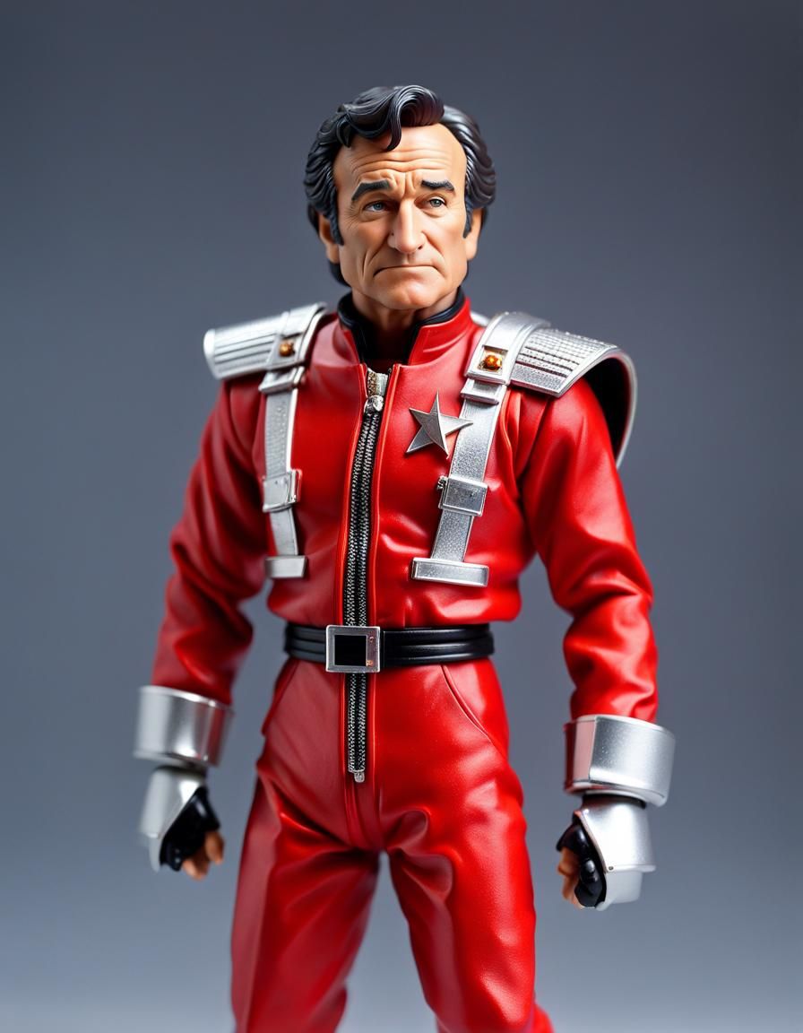 Mork from Ork as a Plastic Action Figure