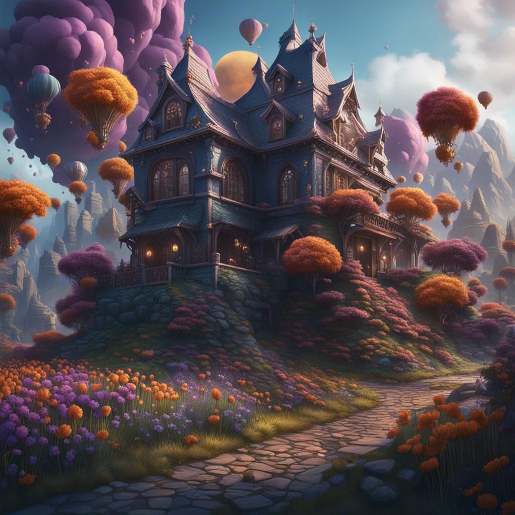 Fantastical April Fool's Prank in Detailed Matte Painting