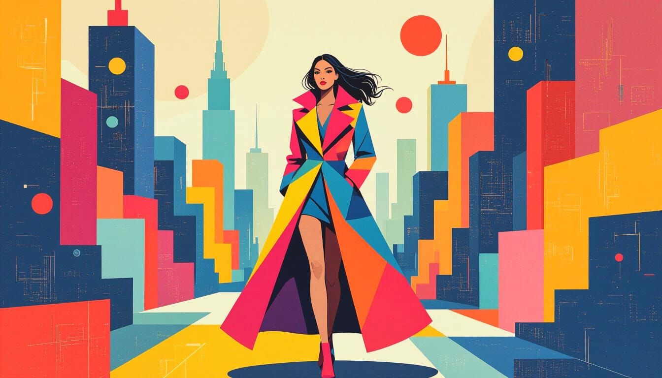 Abstract Surrealism Inspired by Visionary Sci-Fi Art