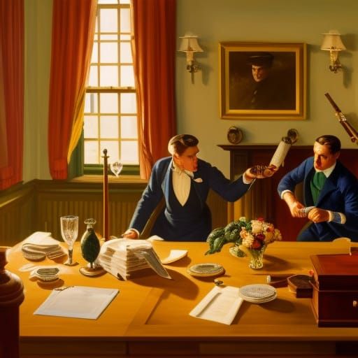 Classic British murder mystery in a country house