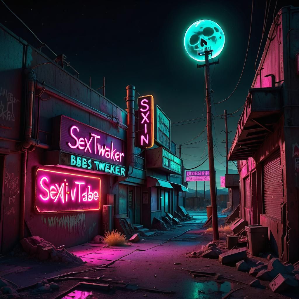 Post-apocalyptic Tweaker Tittie Bar