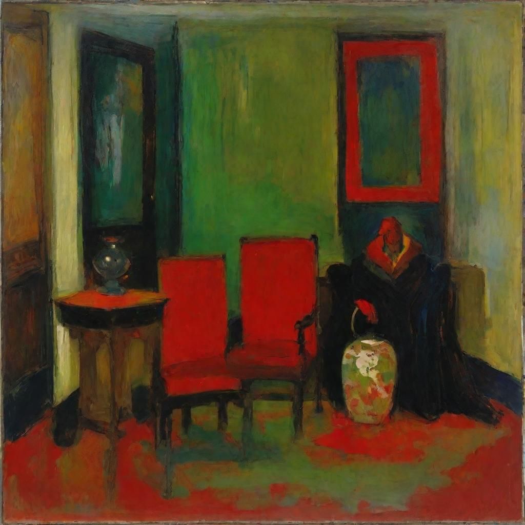 Vampire's Gift: Abstract Impressionist Painting