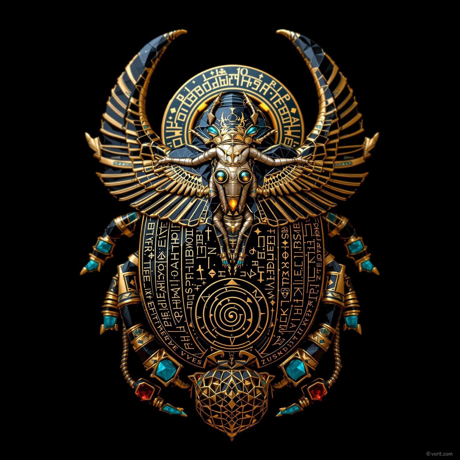 Cursed scarab amulet