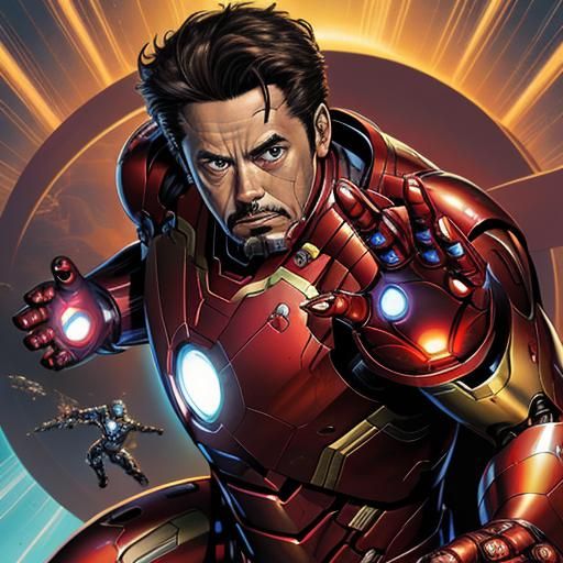 Iron Man Comic Book Art