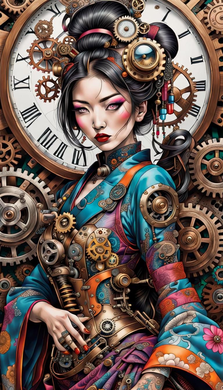 Steampunk Geisha