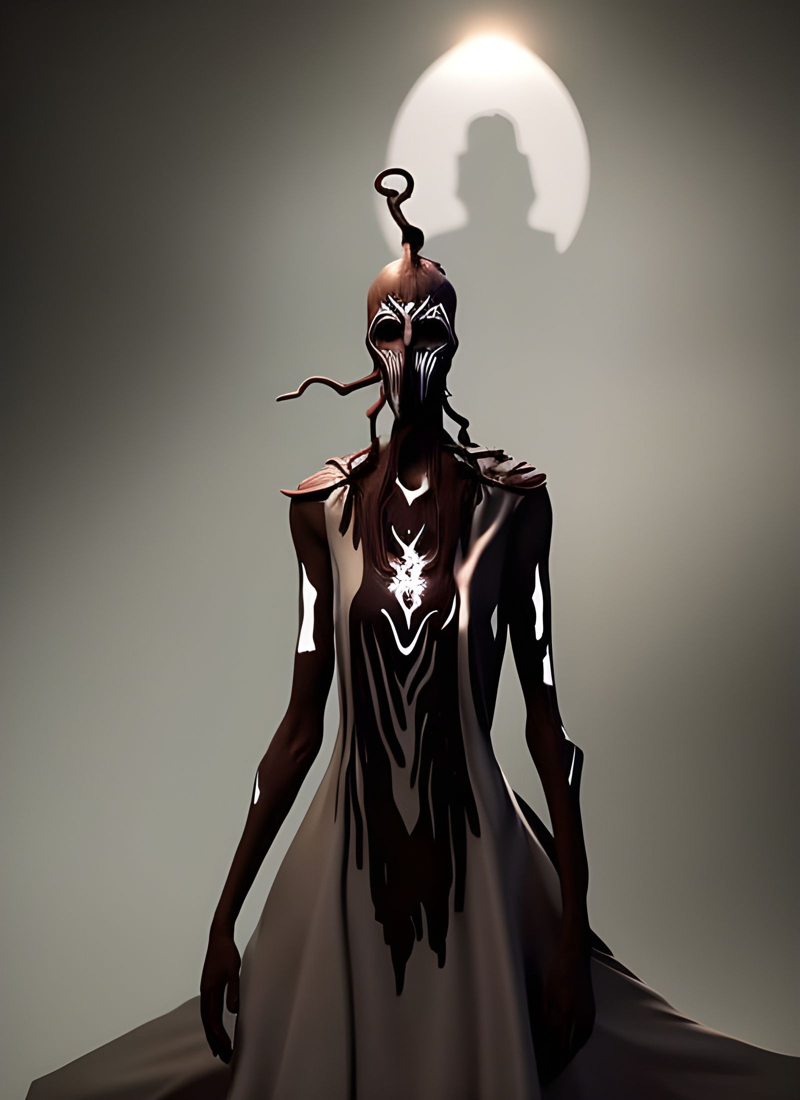 SCP-073 Hybrid Entity in Pin-Up Style