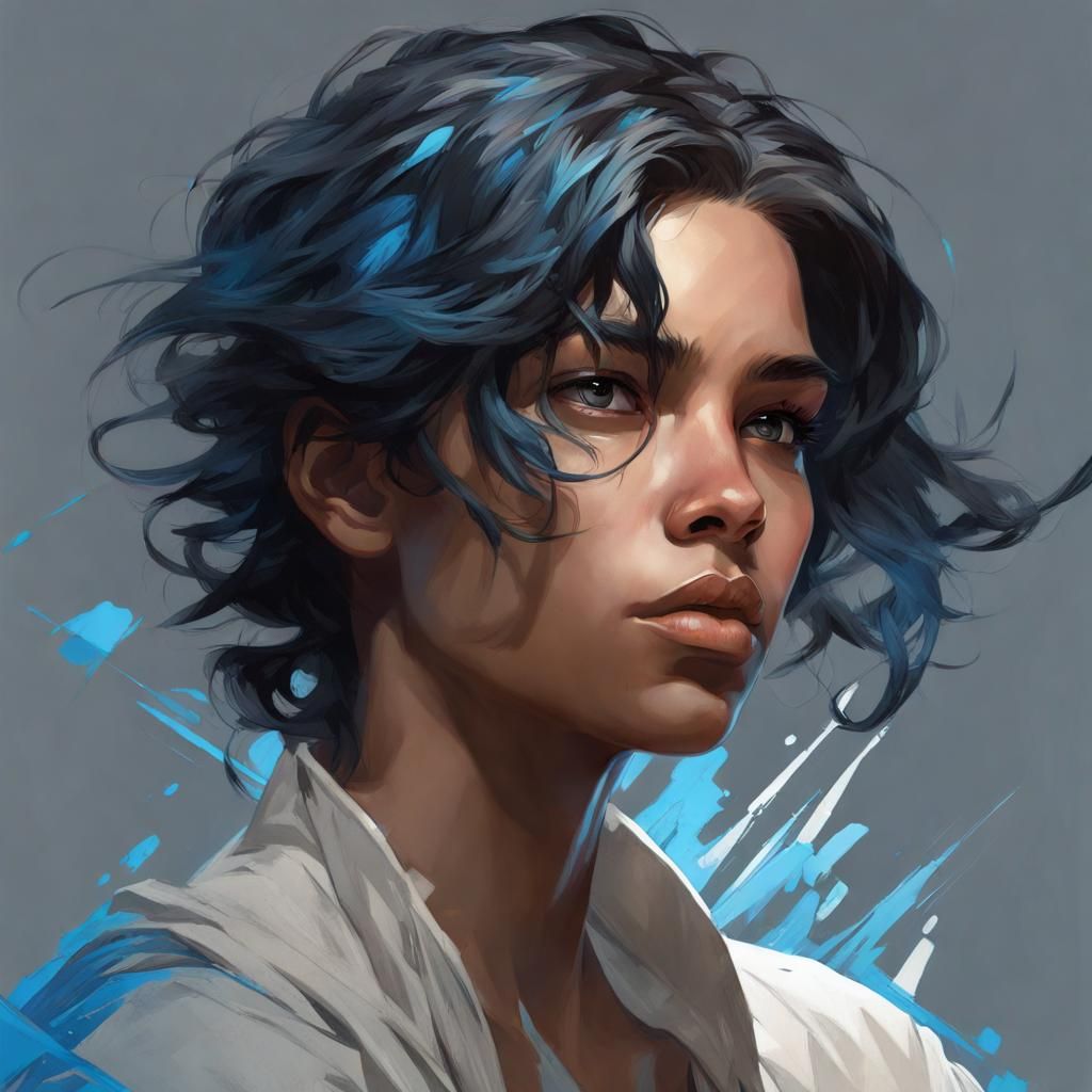 Handsome Young Man with Hidden Dark Power