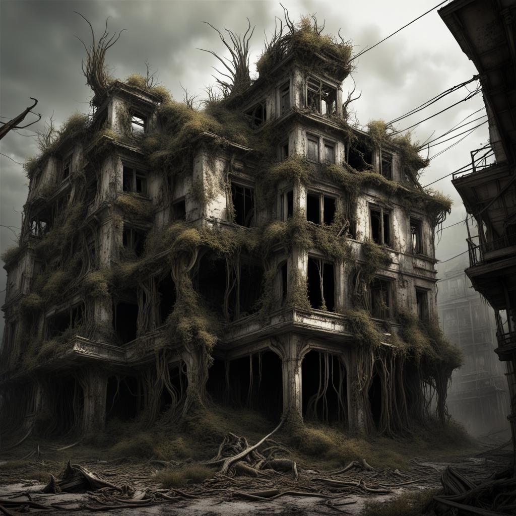 In the decaying, forgotten seaside town,