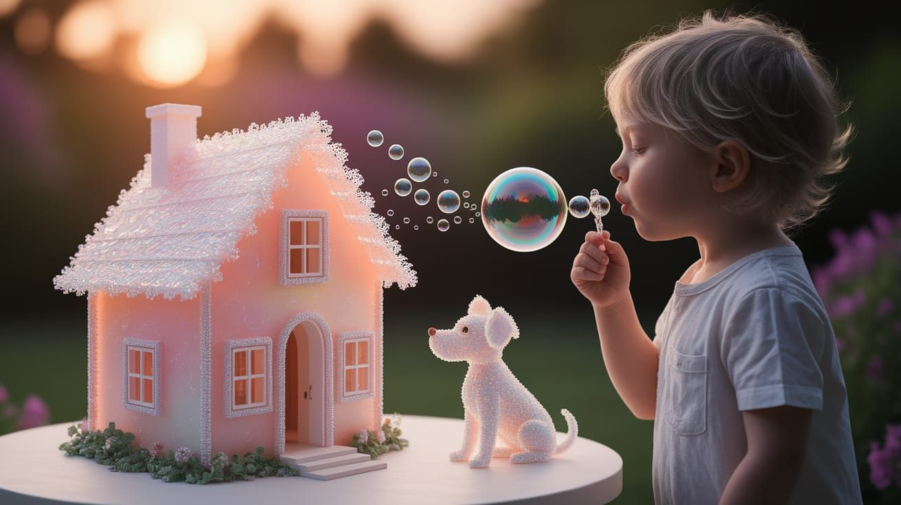 Ethereal Bubble House in Freminov Style