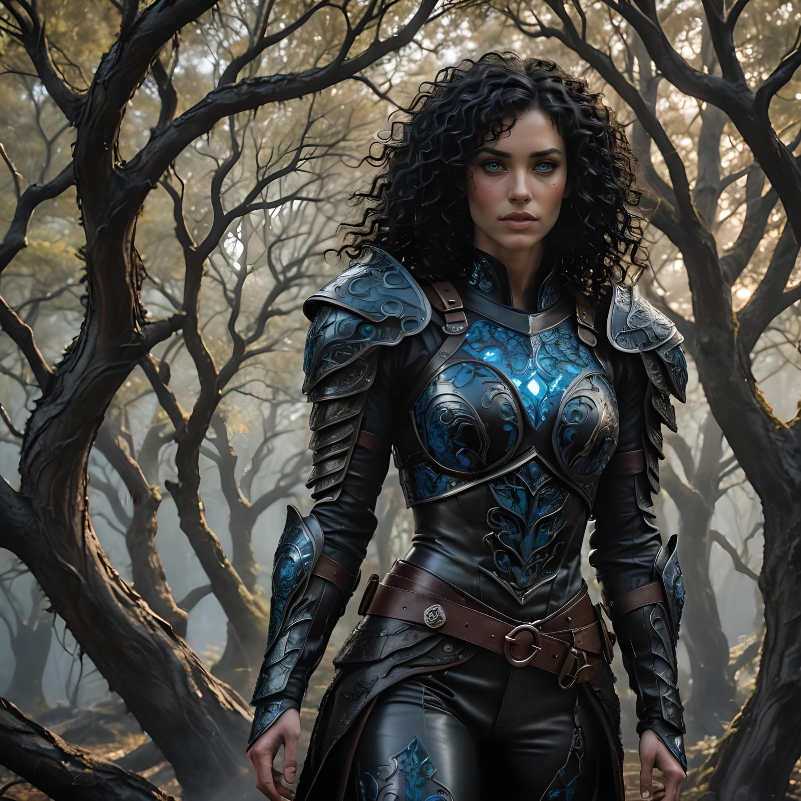 Fantasy Portrait of a Fit Woman in Unreal Engine 5