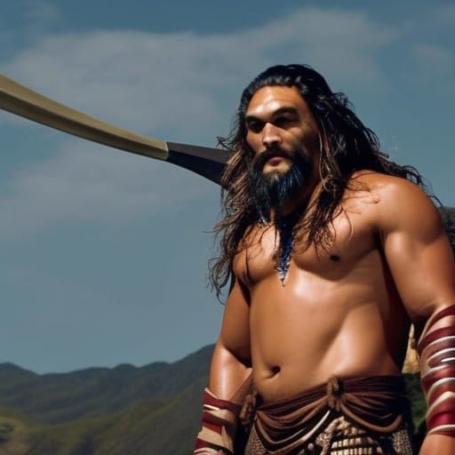 Jason Momoa as Kamehameha I Portrait