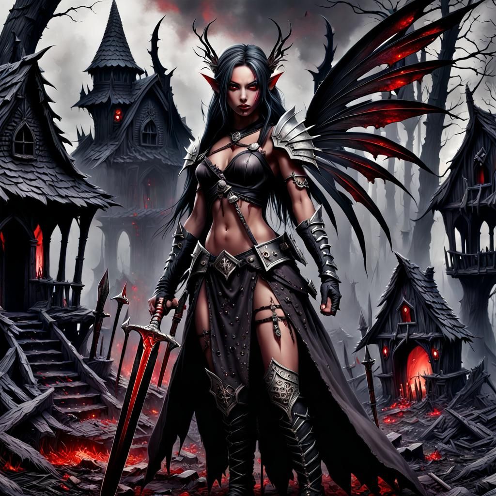 dark fairy warrior