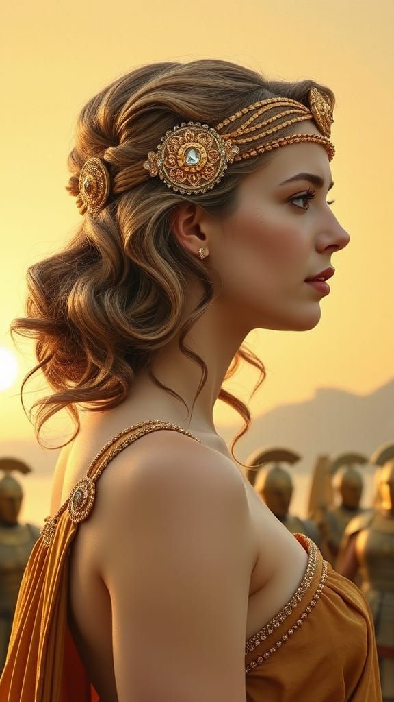 Golden Goddess of Ancient Greece