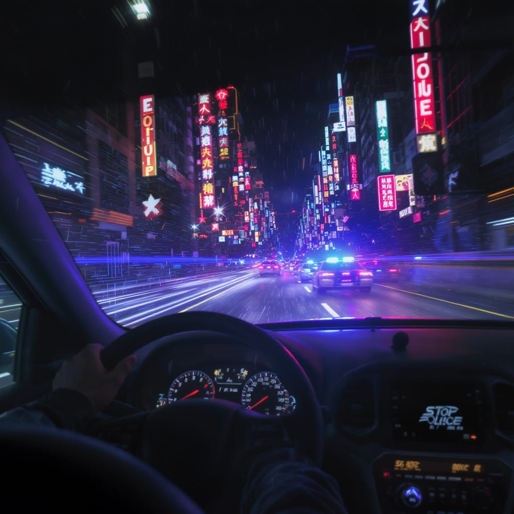 In a police car chase, should I stop