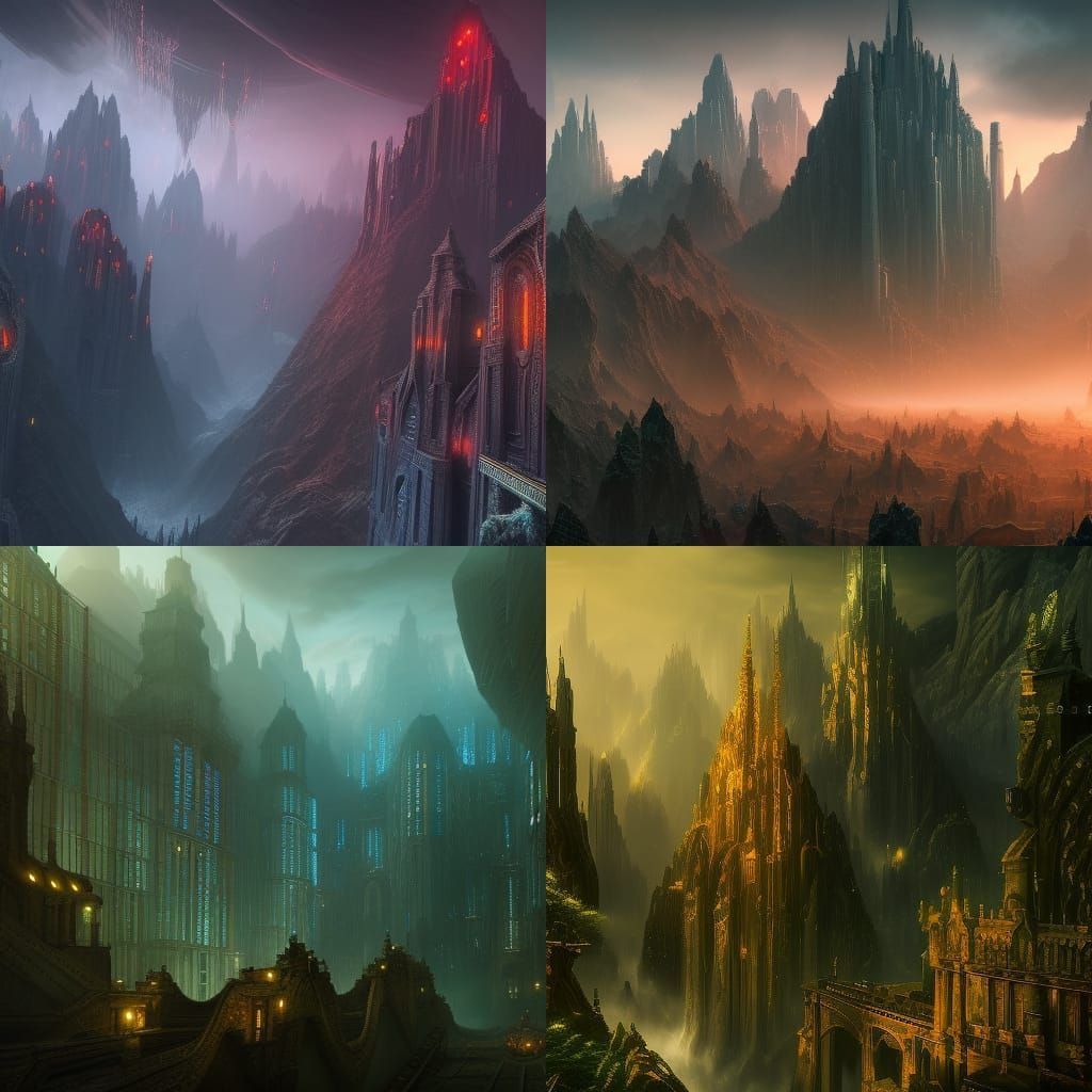 Fantastical Matrix Concept Art in Deep Color