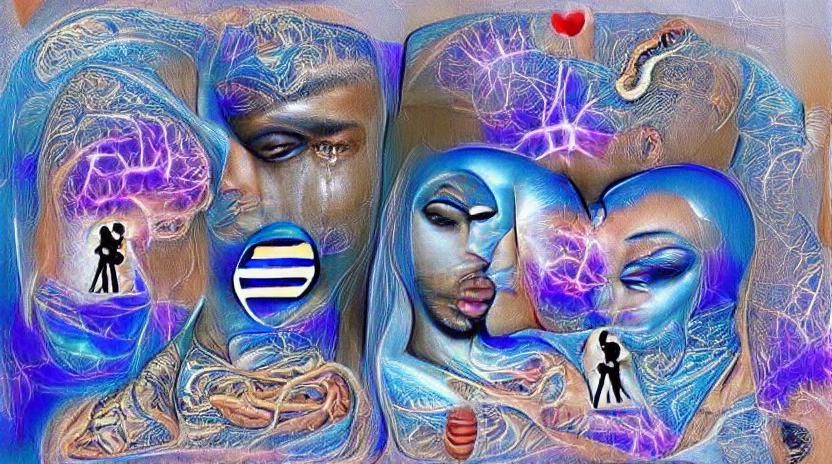 Gemini Man and Libra Woman: A Digital Portrait