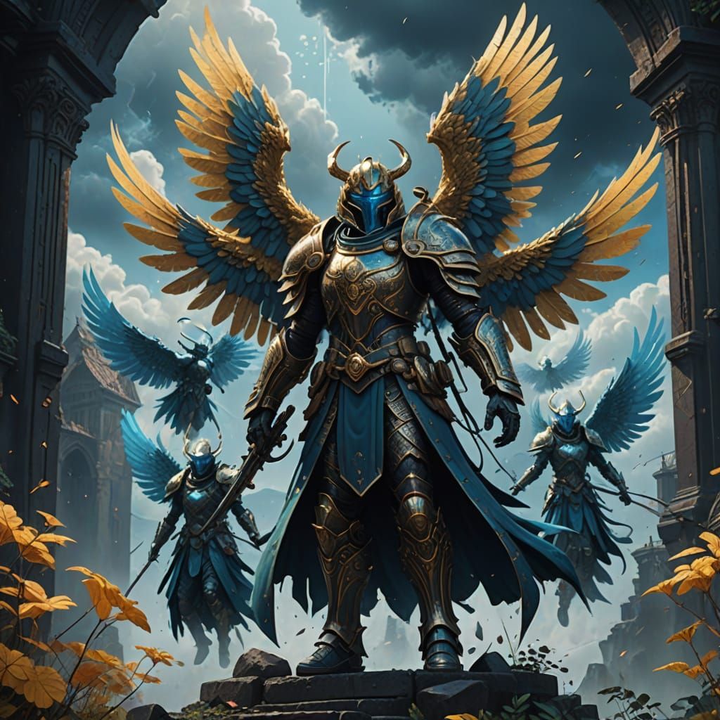 Ethereal Angels Soar Through Celestial Vortex in 8K Fantasy ...