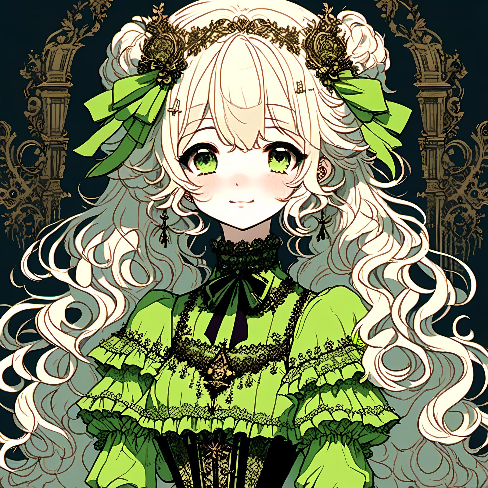 Chartreuse: A Cute Girl Portrait