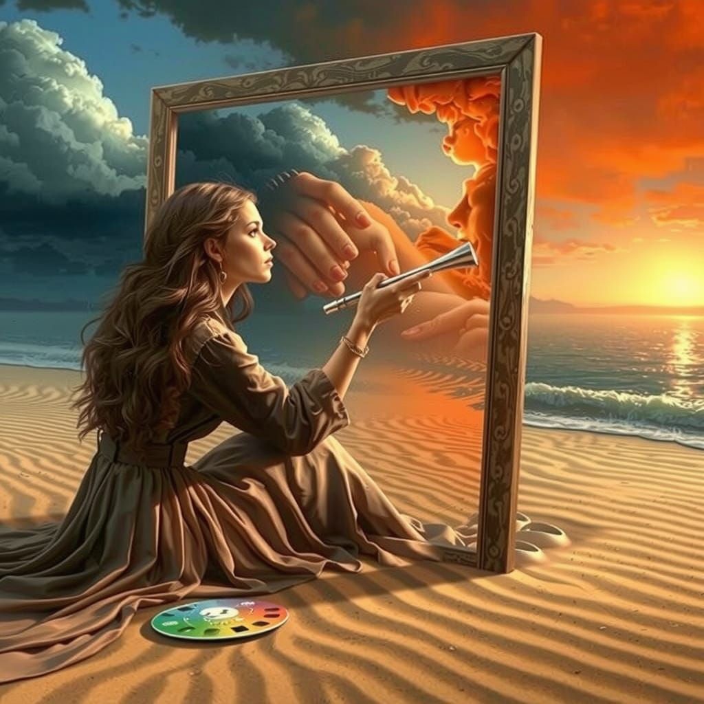 Lost in the Bustling Metropolis at Dusk