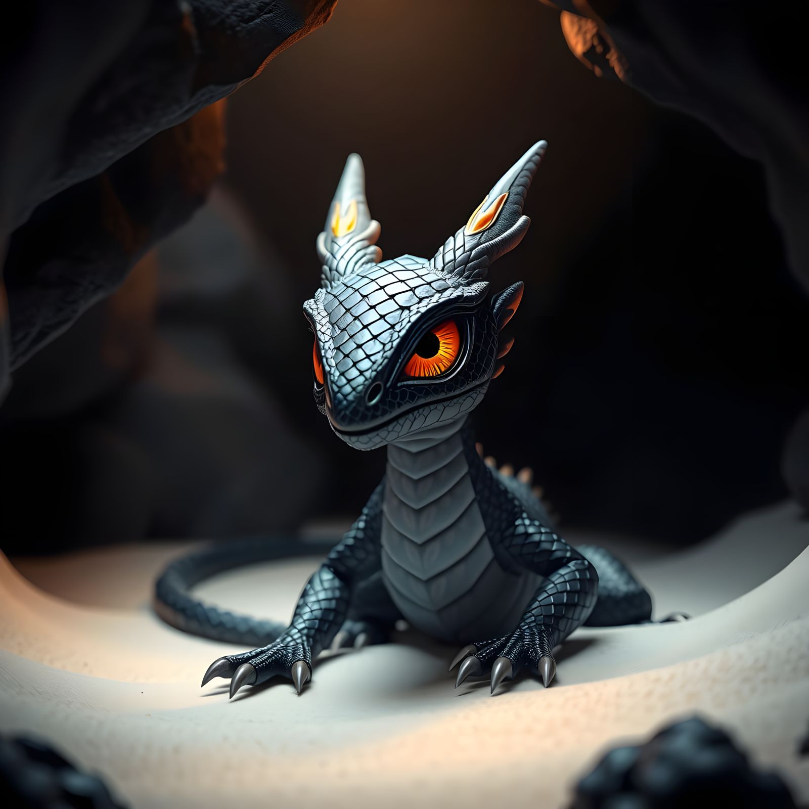 A Little Dragon Emerges from the Shadows