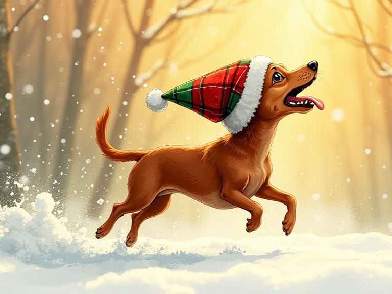 Chiweenie Christmas: A Heartwarming Holiday Scene