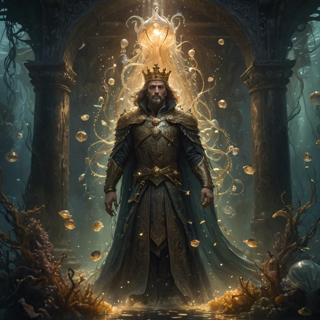 Underwater King Confronts Underworld Machines