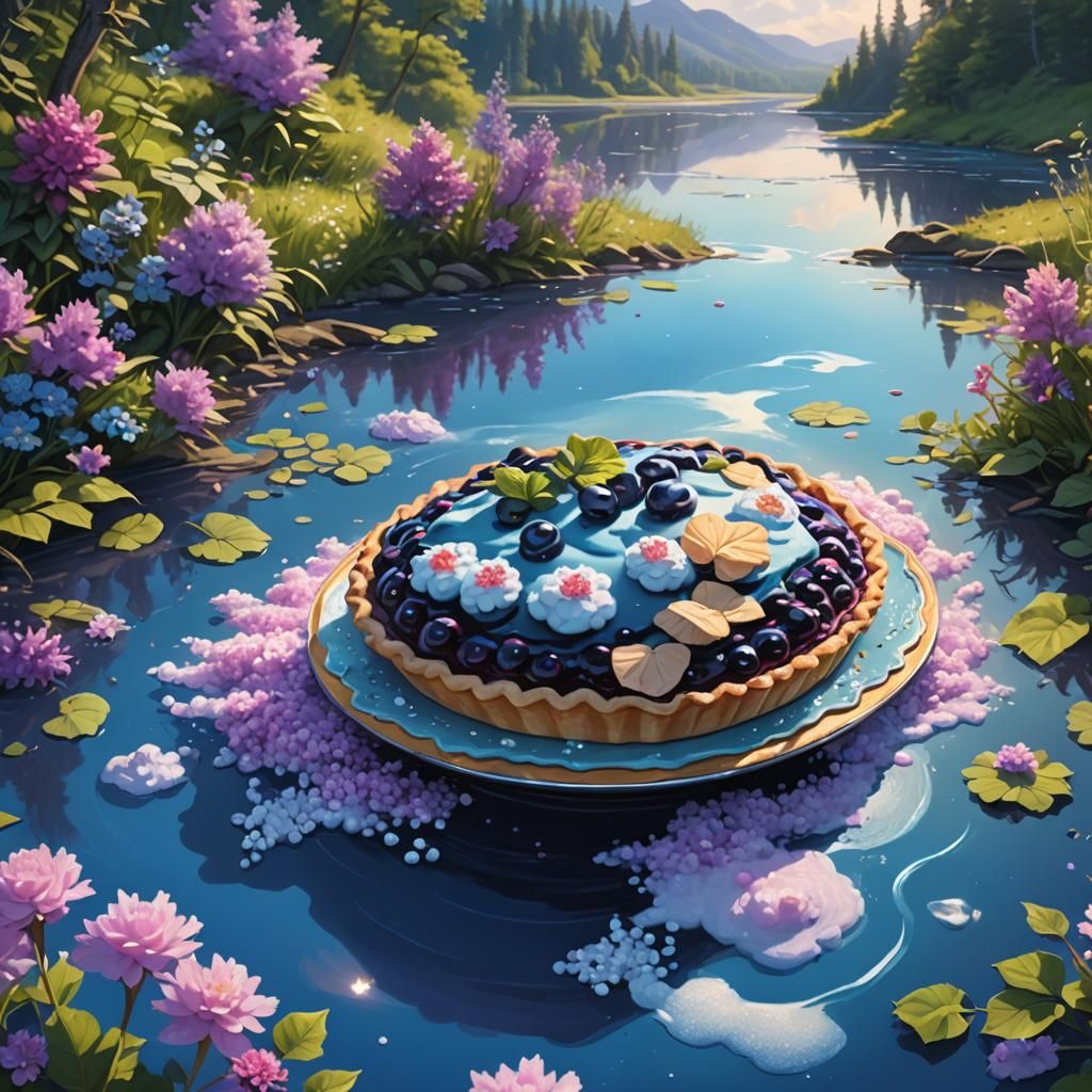 Blueberry Pie River: Fantasy Concept Art