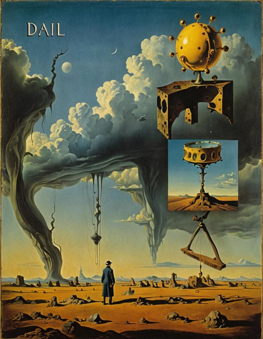 Surrealist Dreamscape in Dali Style