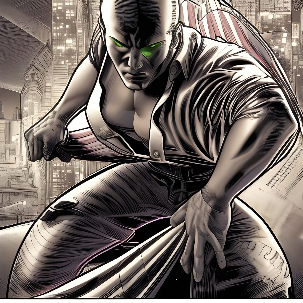 Dynamic Comic Book Art Illustration