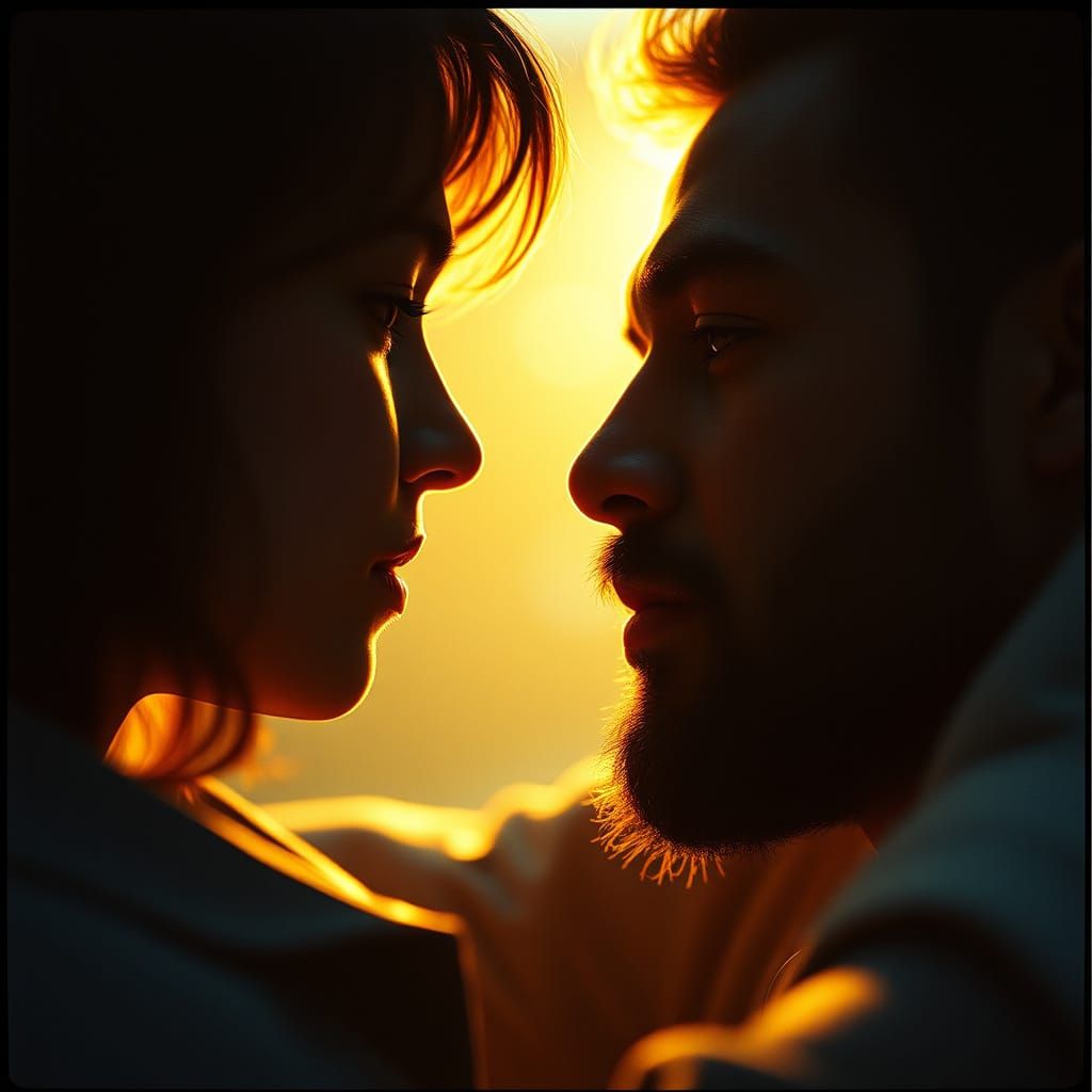 Dramatic Film Still with Cinematic Lighting