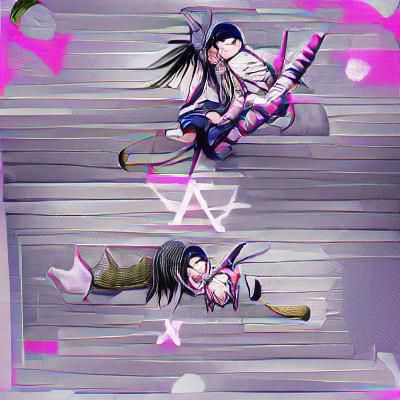 Ibuki Mioda and Mukuro Ikusaba Portrait