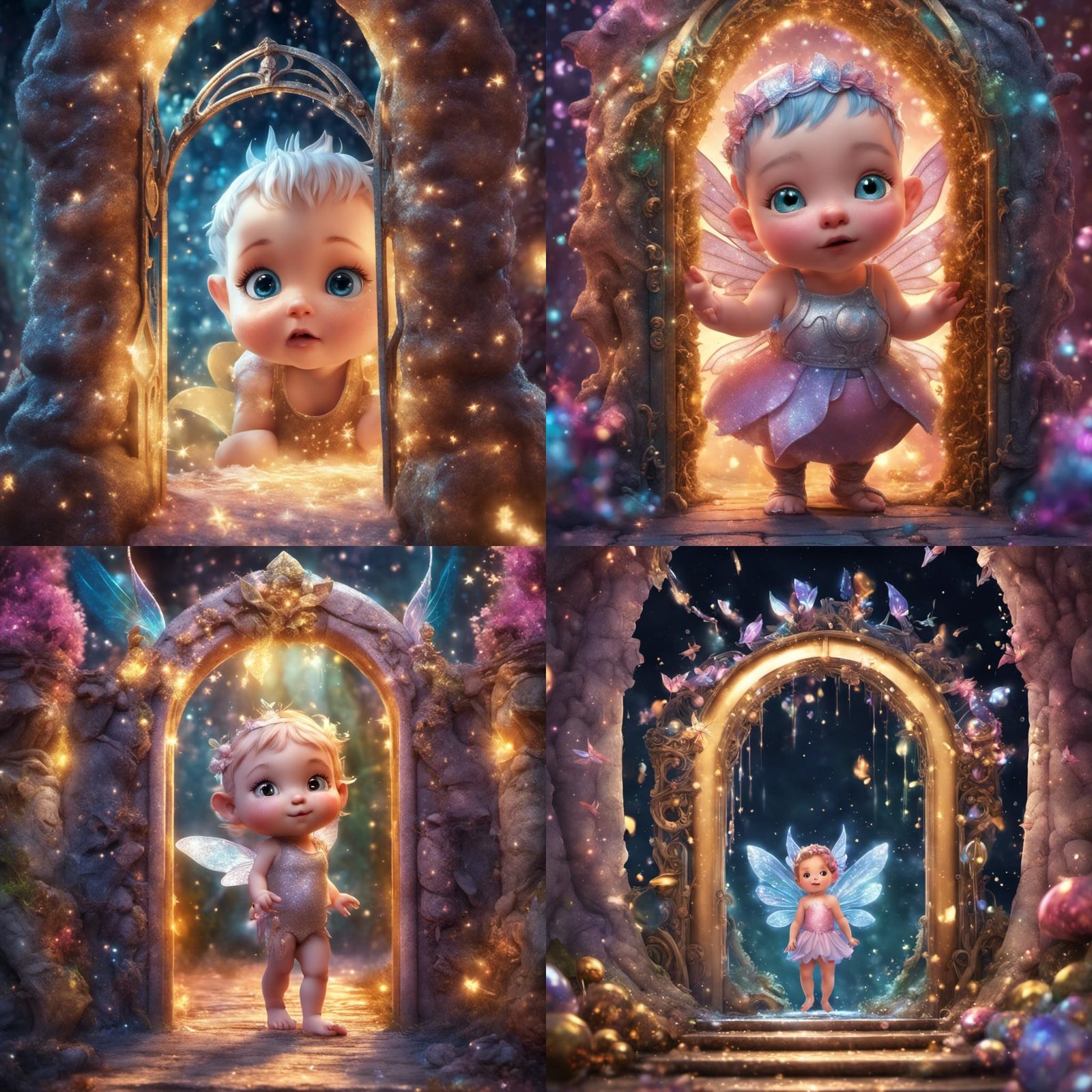 Cute BabyFairy Peeking Out