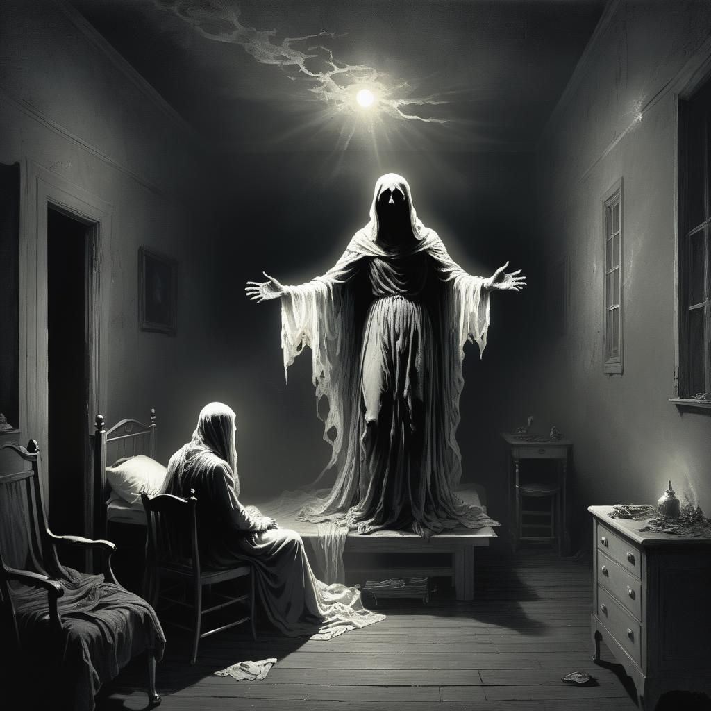 Haunted Spirit in a Frightful Hospial